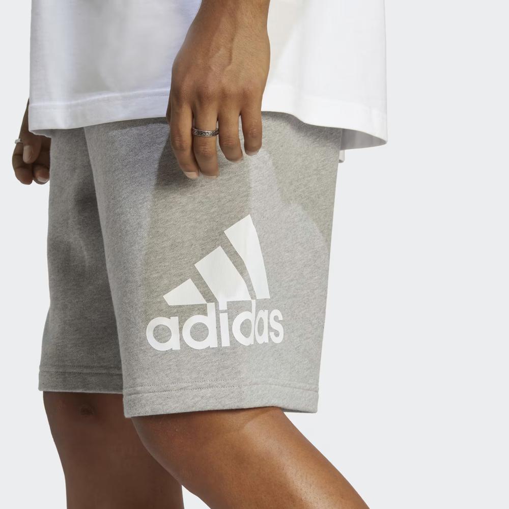 Šortky adidas adidas Essentials Big Logo French Terry IC9403 - šedý