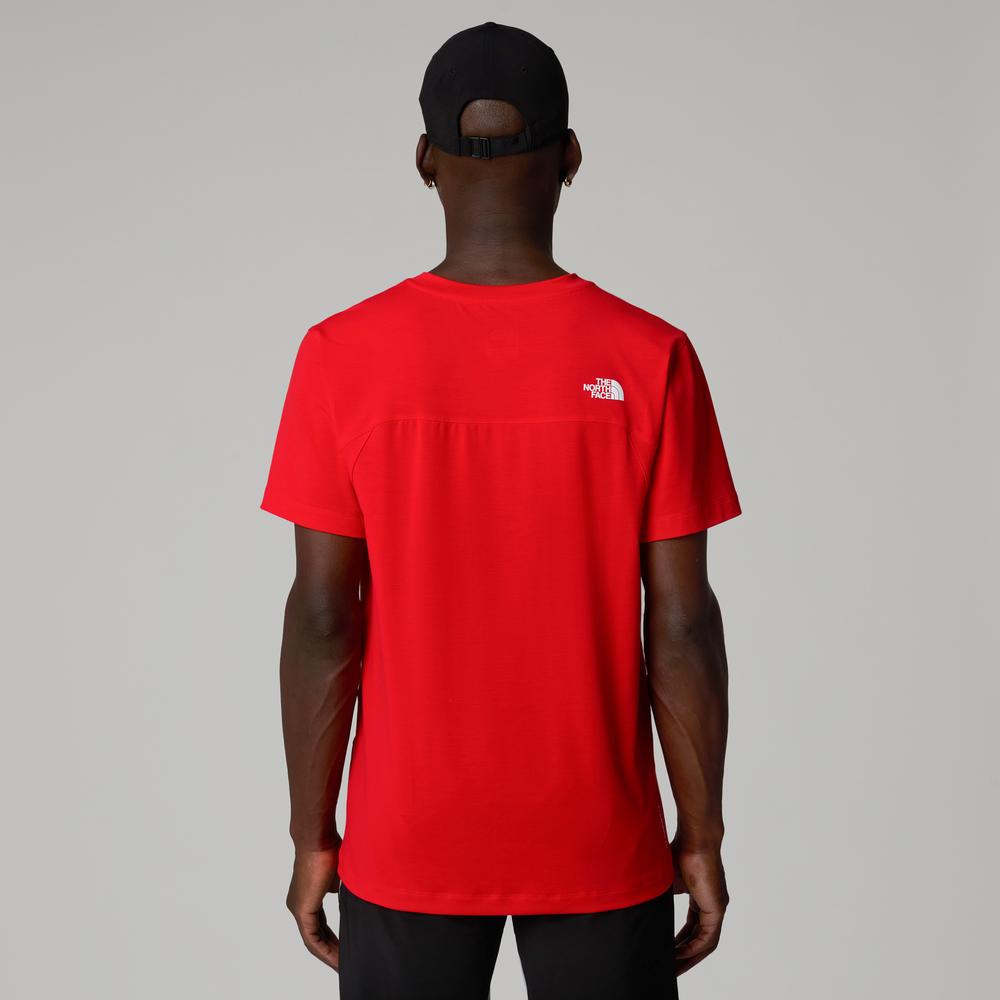 Mužský tričko The North Face Lightning Alpine 0A87H7HCL1 - červené