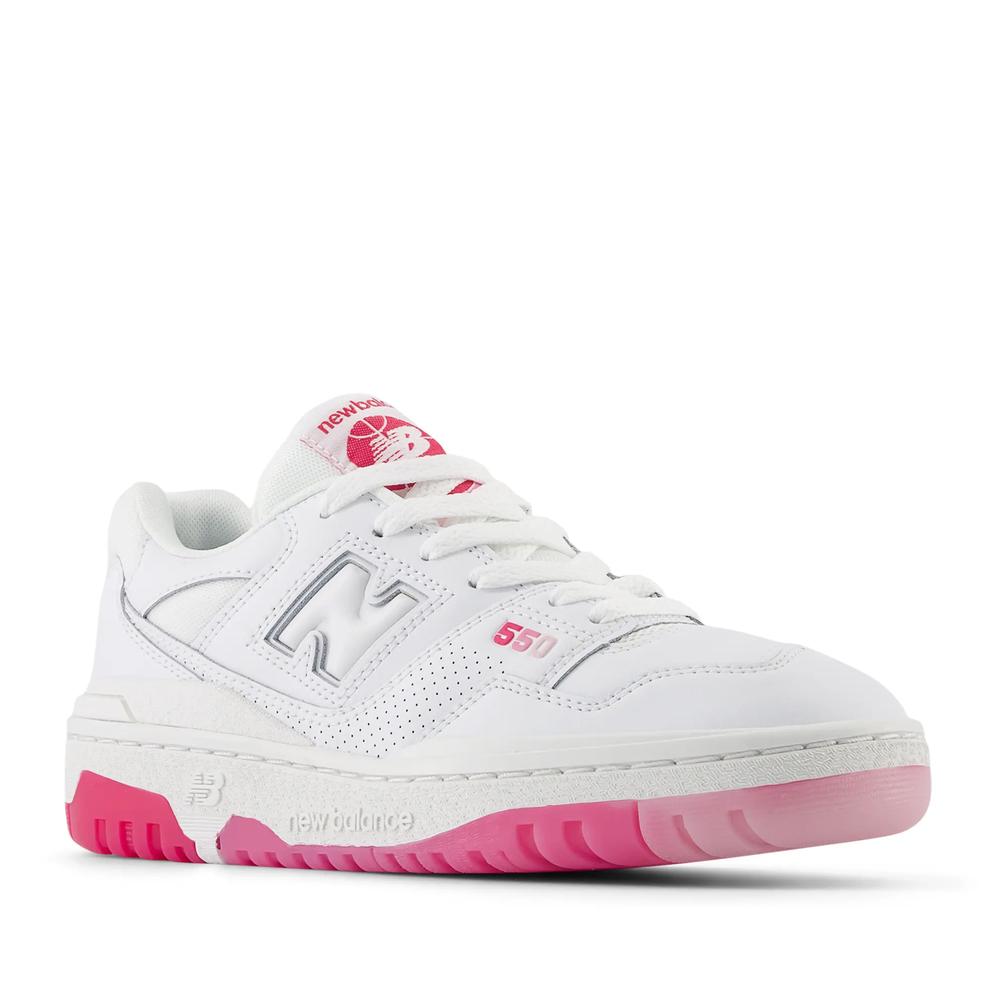 Detské topánky New Balance GSB550KP - biele