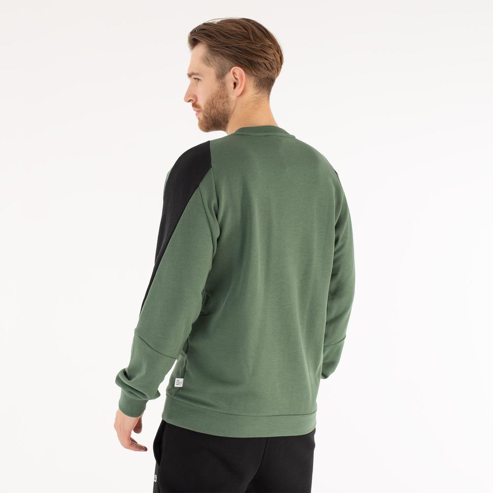 Blúza adidas M FI BOS Crew HJ9934 - zelené