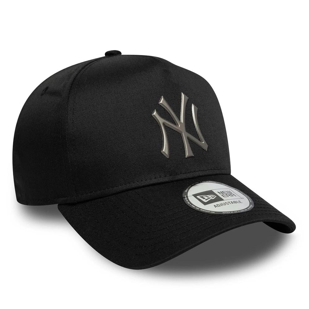 Čiapka New Era New York Yankees MLB Metallic 9FORTY E-Frame 60771870 - čierne