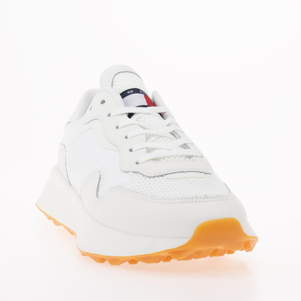 Topánky Tommy Hilfiger TJM Runner Mix Material EM0EM01259-YBL - biele