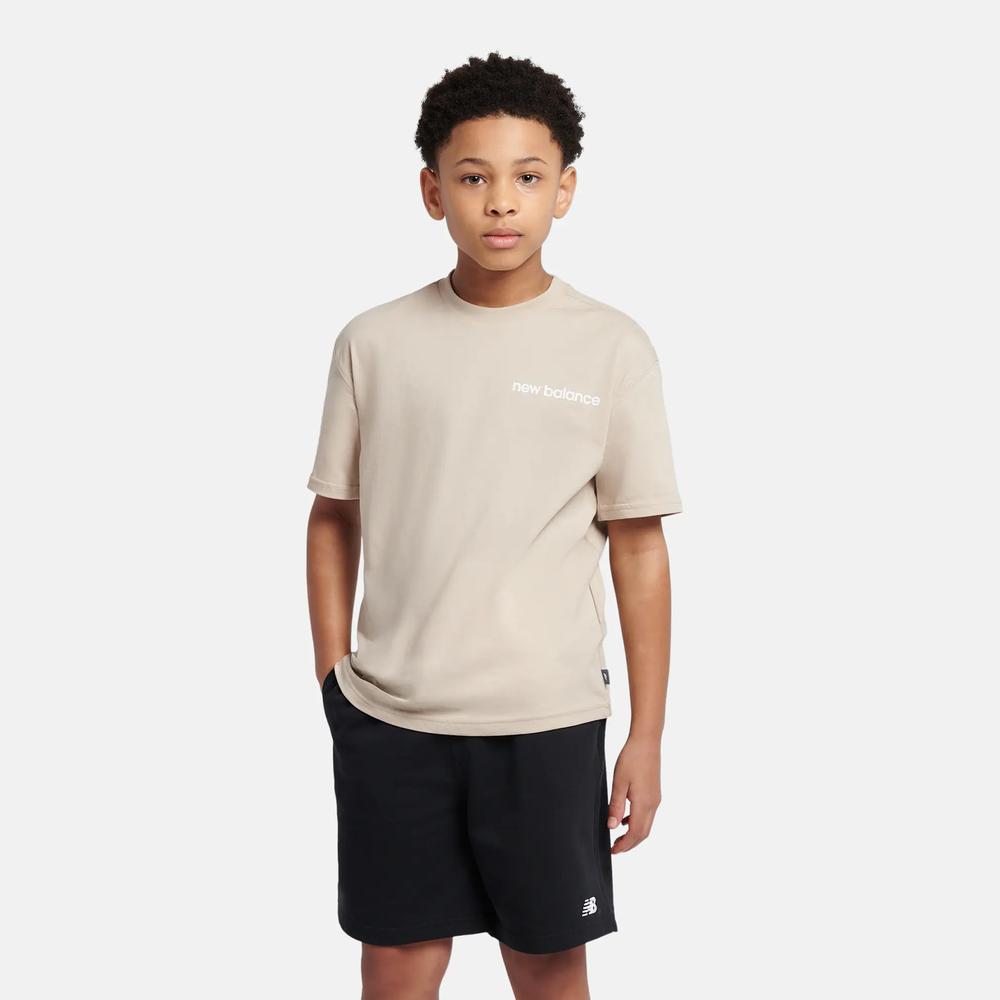 Detské tričko New Balance YT61A21ATWF - béžové
