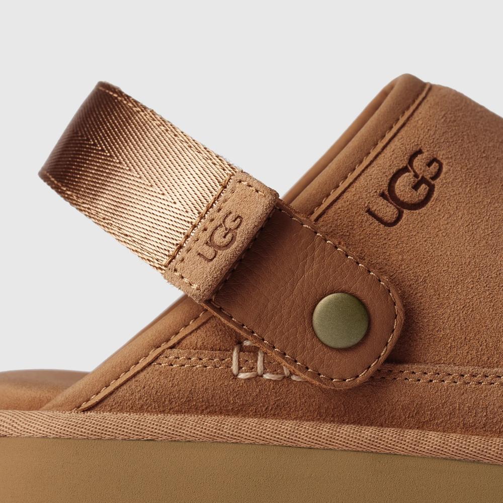 Topánky pánske Ugg Goldencoast Clog II 1166915-CHE - hnedé