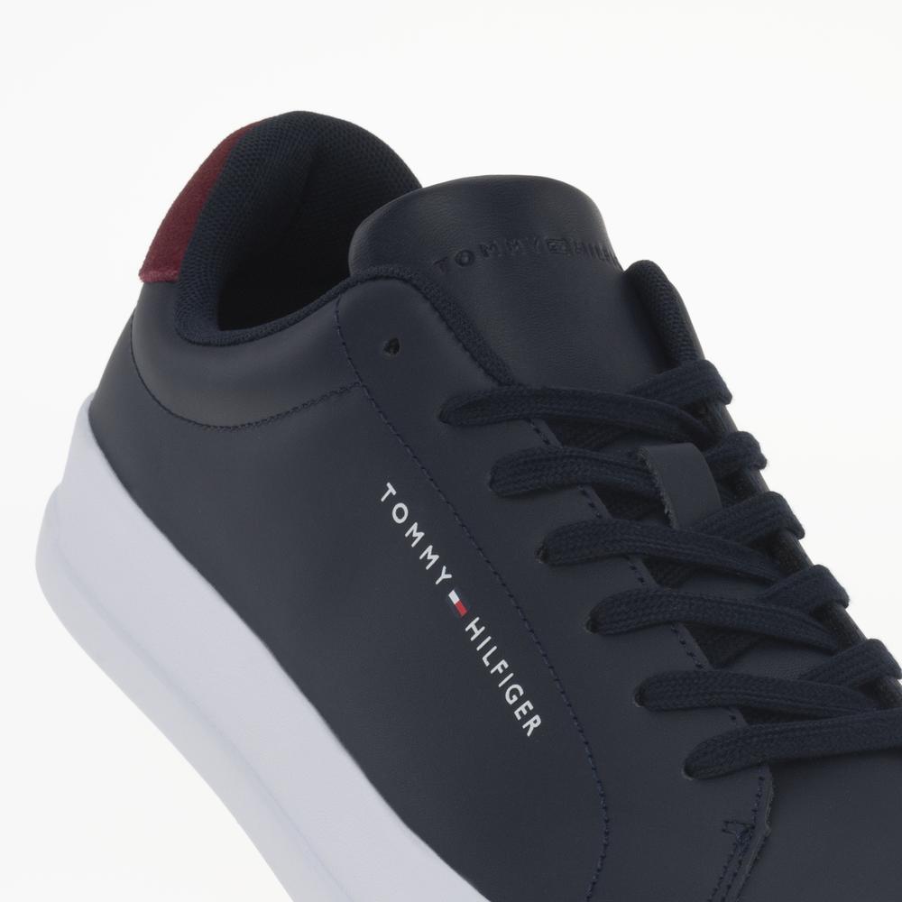 Topánky Tommy Hilfiger Court Leather FM0FM04971-DW5 - tmavomodré