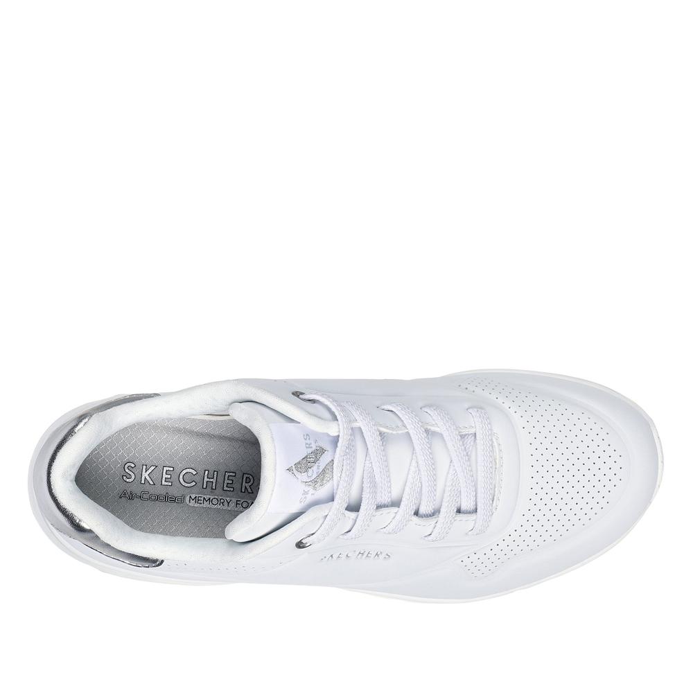 Topánky Skechers Uno Shimmer Away 155196WSL - biele