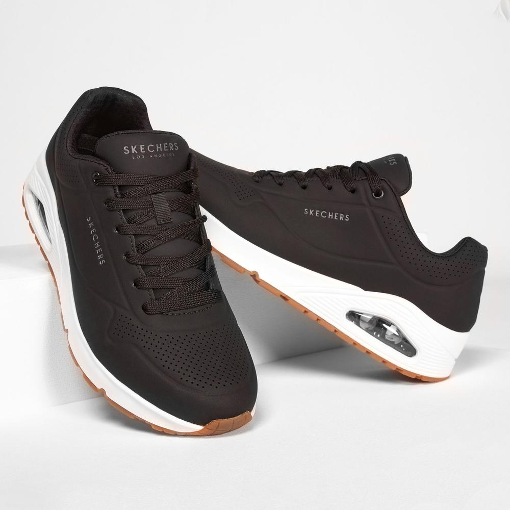 Topánky Skechers Uno Stand on Air 52458BLK - čierne