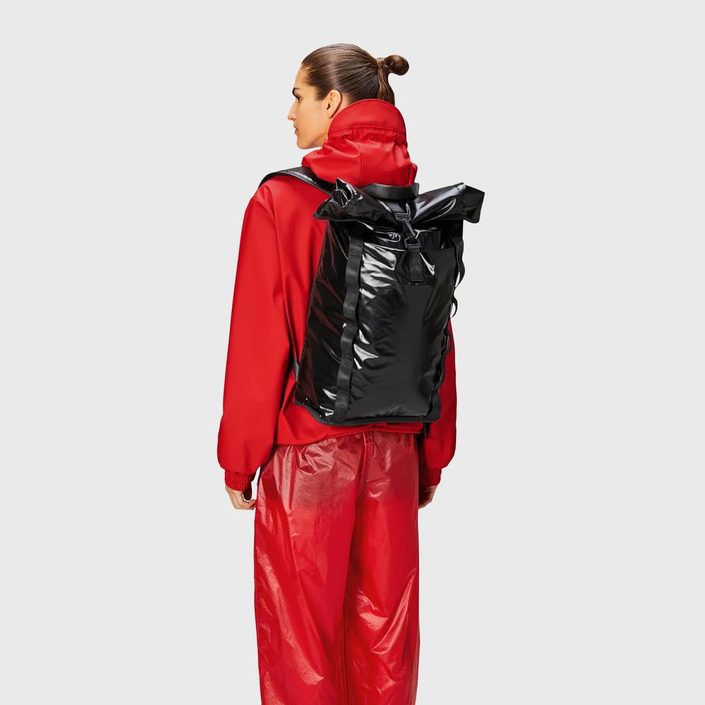 Ruksak Rains Sibu Rolltop 14770-01 - čierne