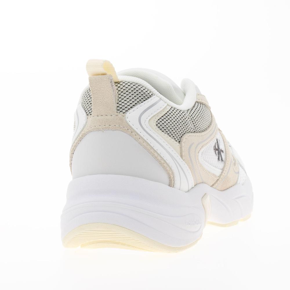 Topánky Calvin Klein Retro Tennis Su-Mesh WN YW0YW00891-02Y - béžové