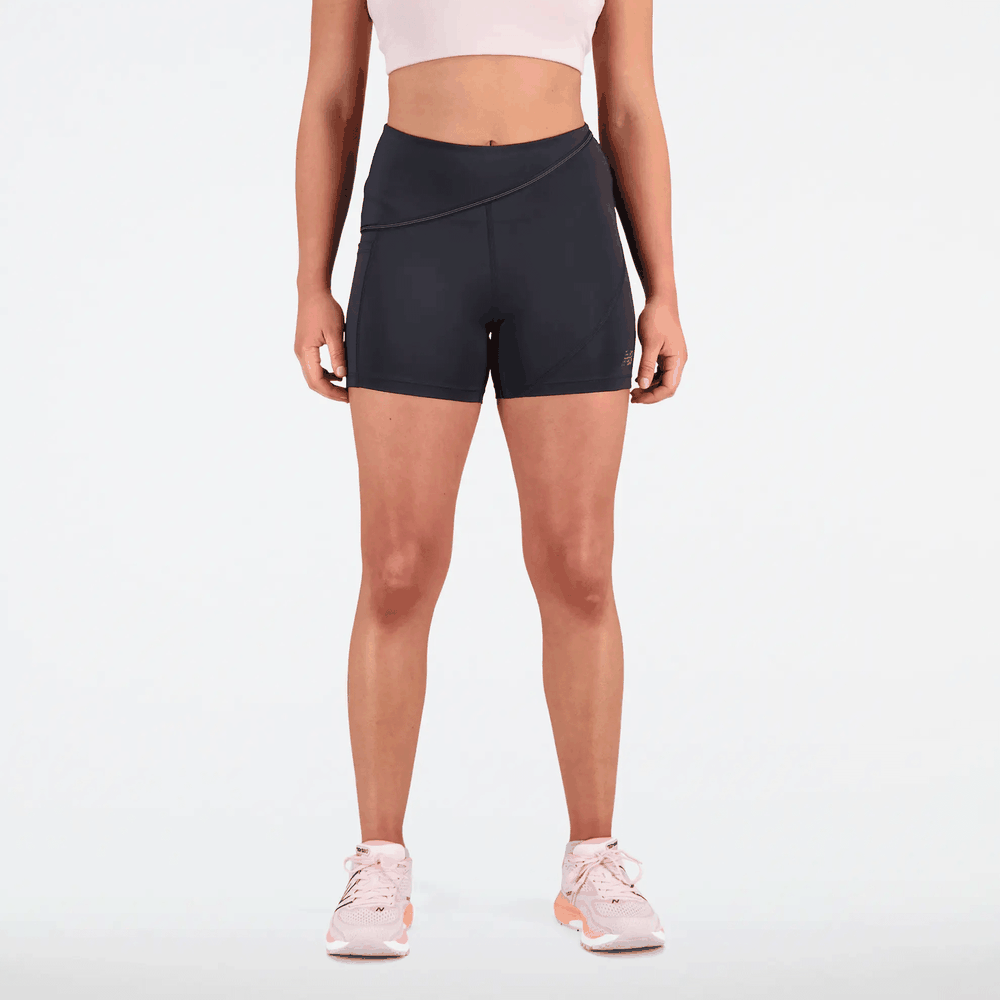 Dámske šortky New Balance WS31289BK - čierne