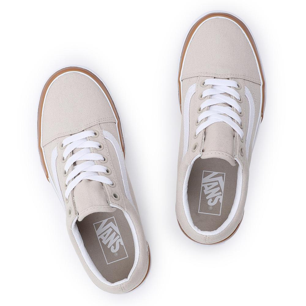 Topánky Vans Old Skool Stacked VN0A4U15BLL1 - béžové