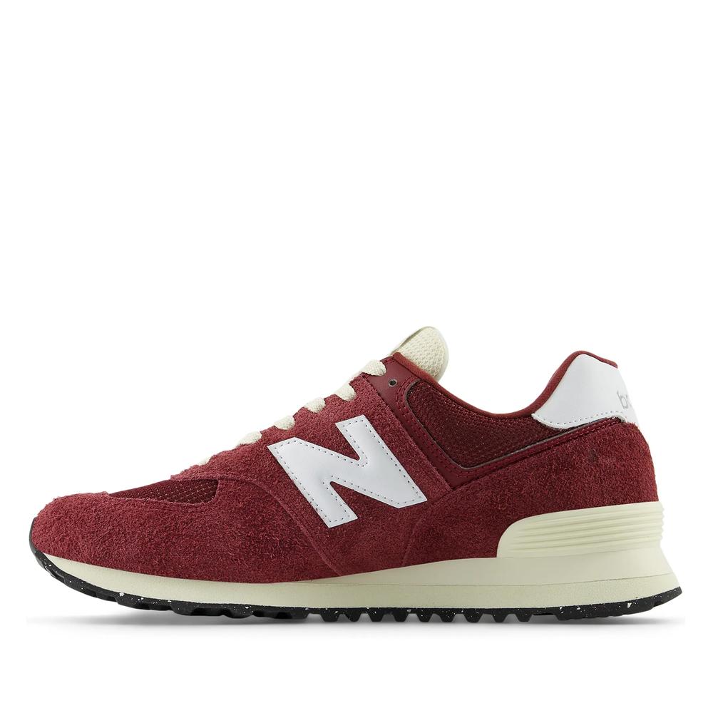 Topánky unisex New Balance U574RBK – bordóvé