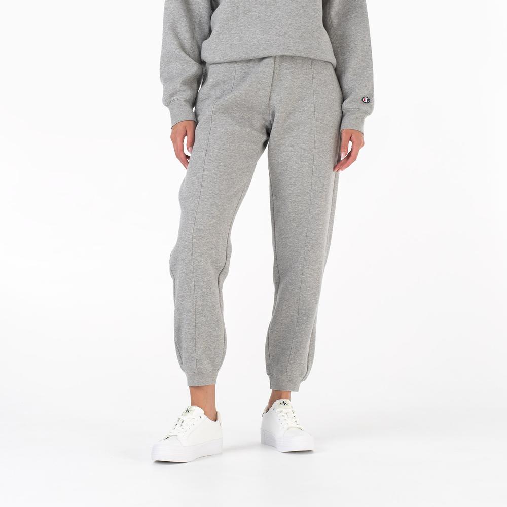 Nohavice Champion C Logo Ribbed Cuff Joggers 116611-EM006 - šedý