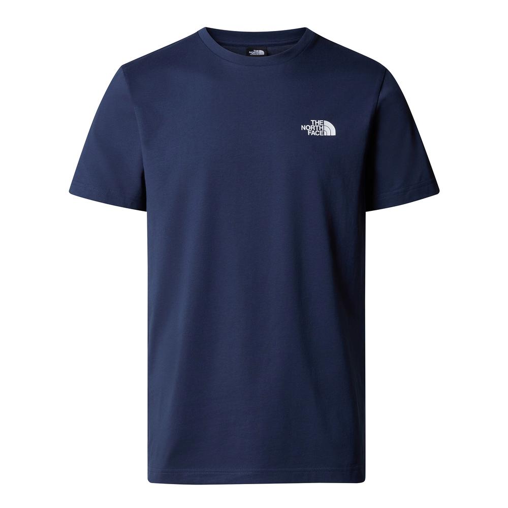 Tričko pánske The North Face Simple Dome 0A87NG8K21 - tmavomodré