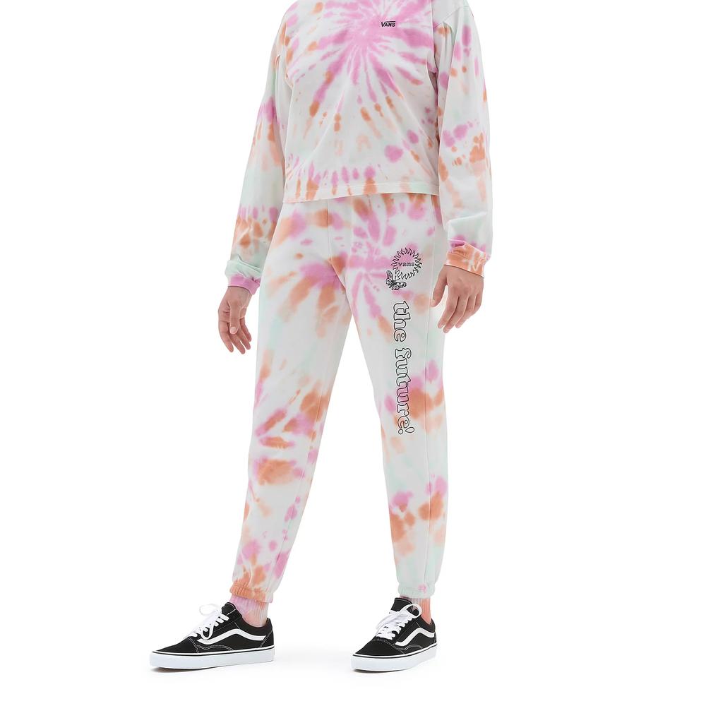 Nohavice Vans Resort Wash Sweatpants VN000395WHT1 - biele