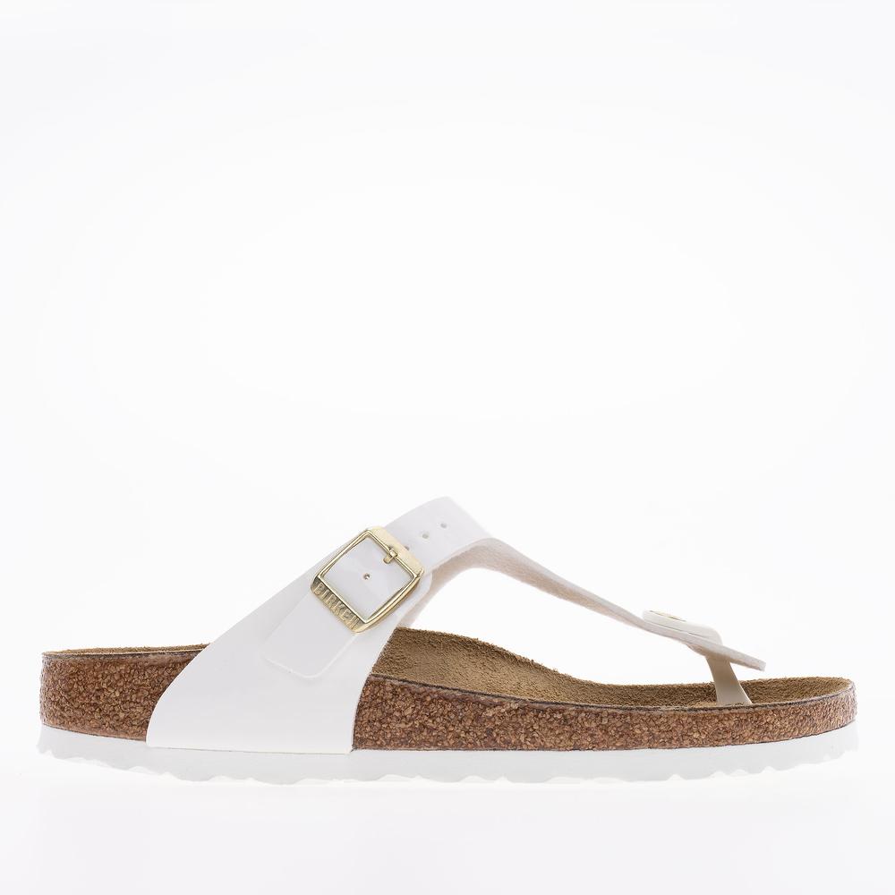 Dámske Žabky Birkenstock Gizeh BF 1005300 - biele