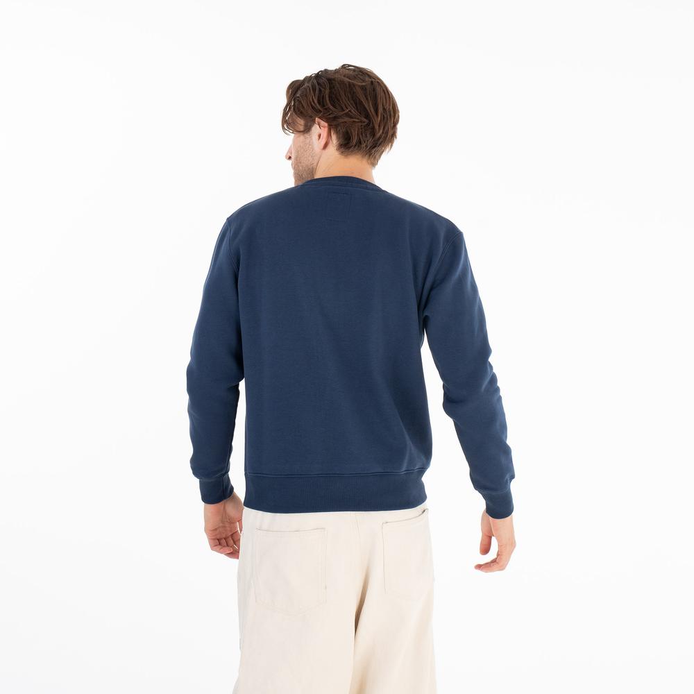 Blúza Alpha Industries Basic Sweater 178302463 - tmavomodré