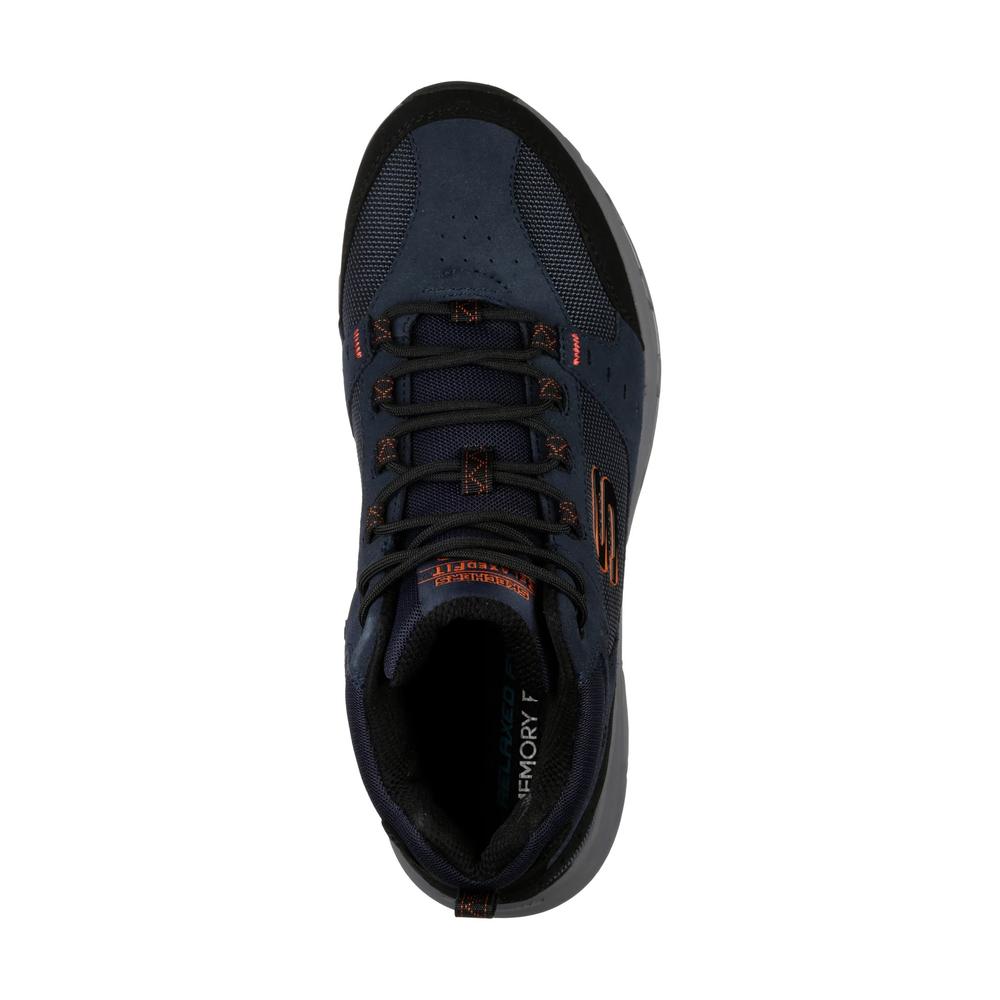 Topánky Skechers Relaxed Fit Oak Canyon Ironhide 51895NVOR - tmavomodré