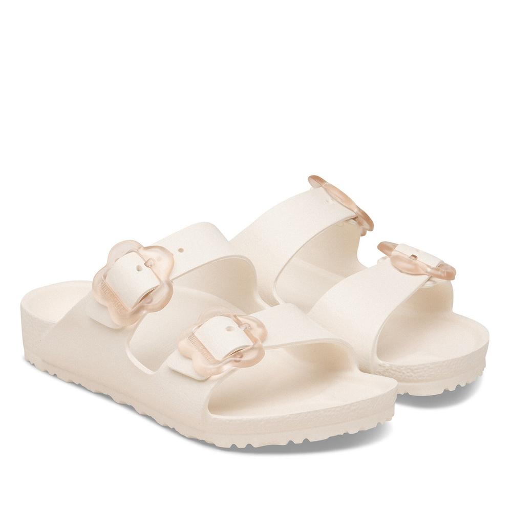 Klapky Birkenstock Arizona Flower Eva Kids 1031291 - béžové