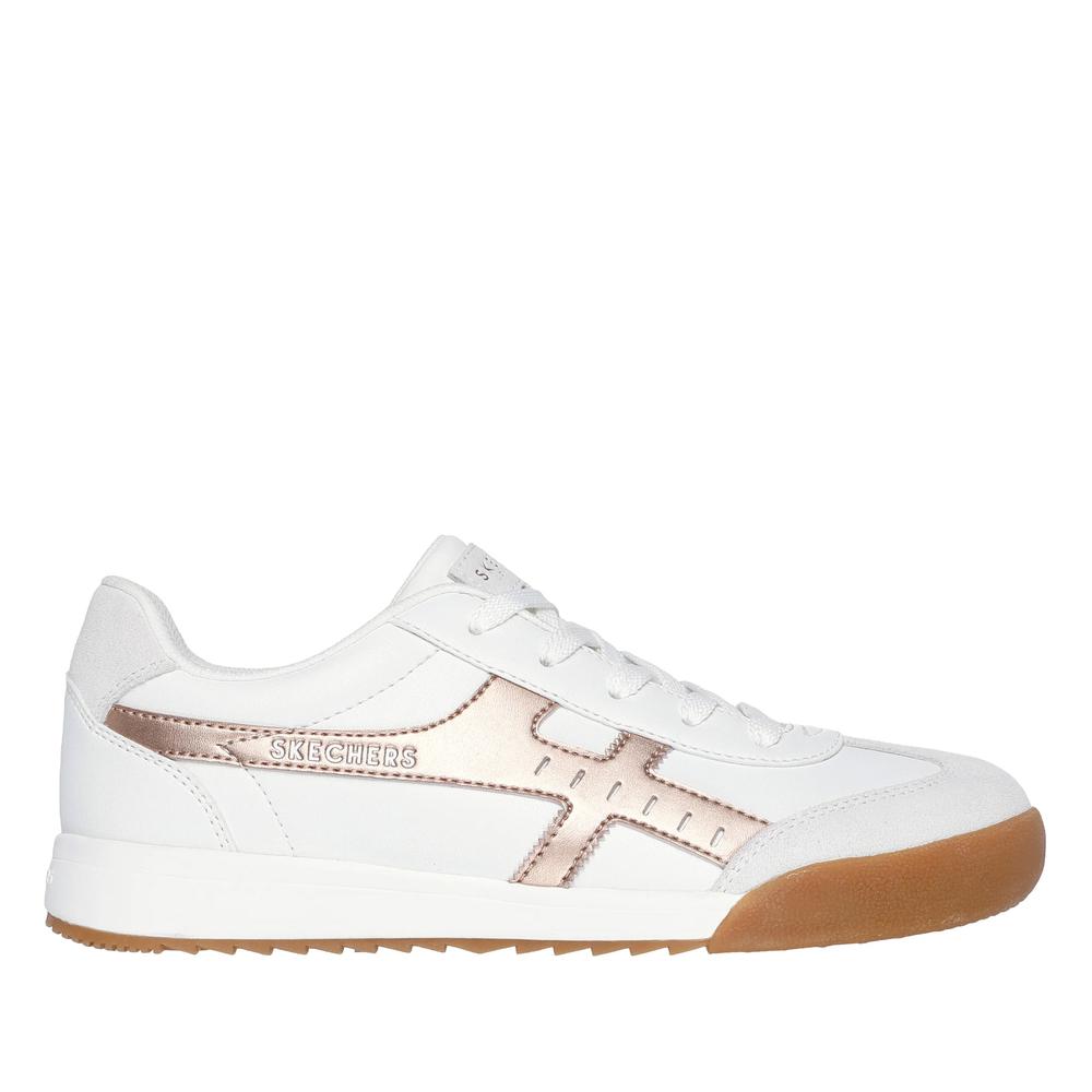 Dámske topánky Skechers Zinger Metallic Roads 177500WTRG - biele