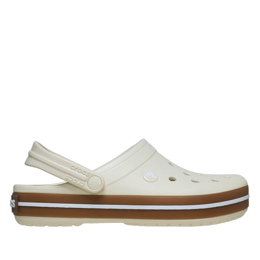 Klapky pánske Crocs Crocband Gum Clog 212756-2MD - biele