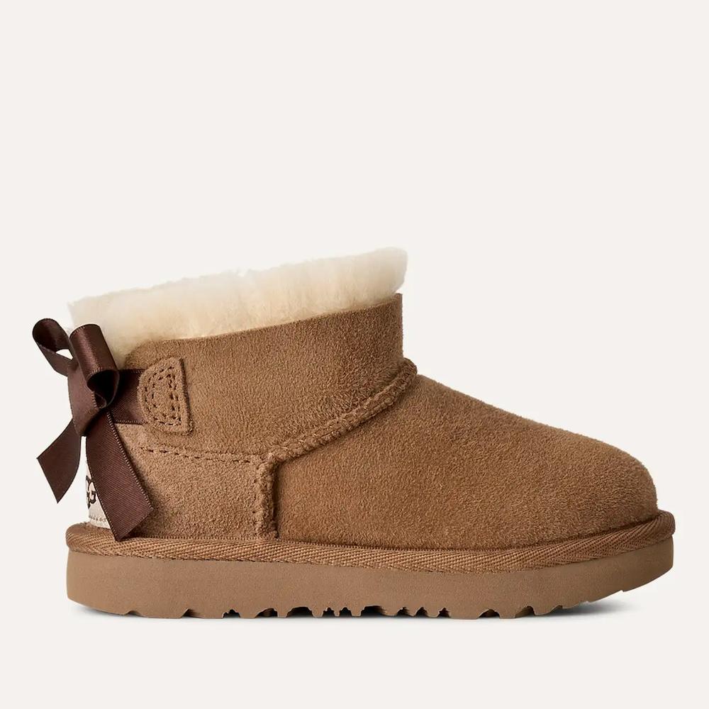 Detské topánky Ugg Toddlers Ultra Mini Bailey Bow Boot 1185920T-CHE - hnedé