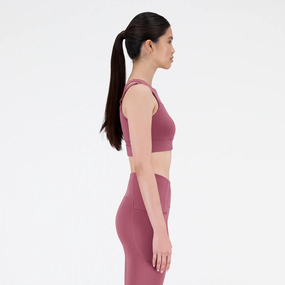 Športový top New Balance WB21110WAD - ružové