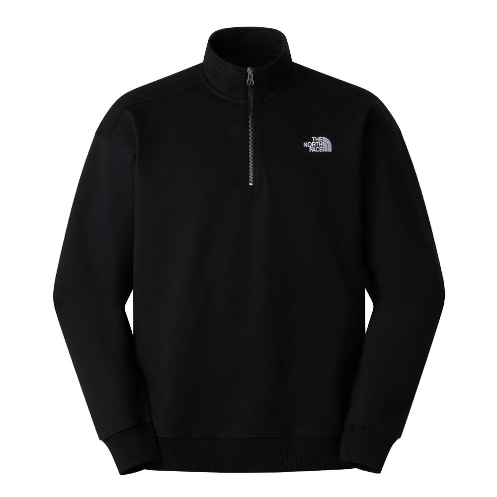 Blúza pánske The North Face Oversize 1/4 Zip Crew 0A8F24JK31 - čierne