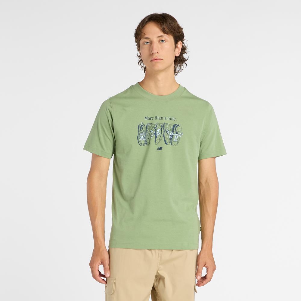 Pánske tričko New Balance MT61778SAAR - zelené