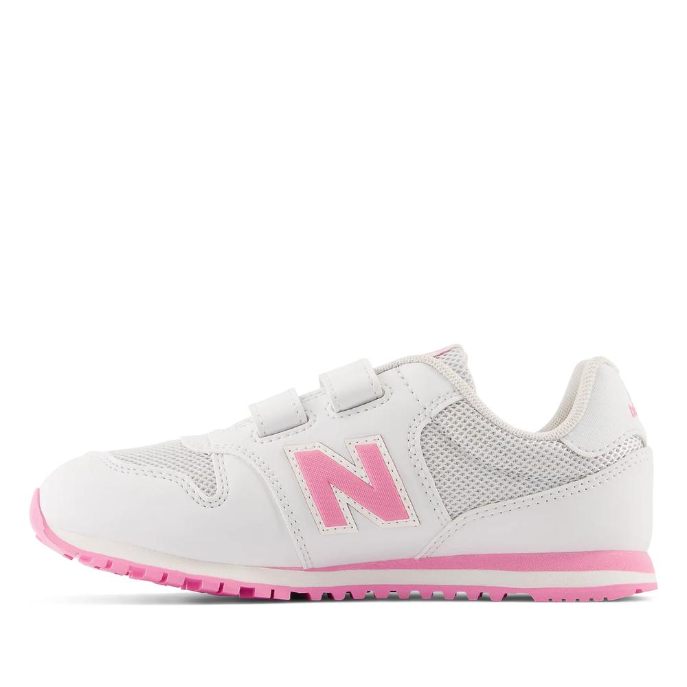 Detské topánky New Balance PV500QP1 - biele