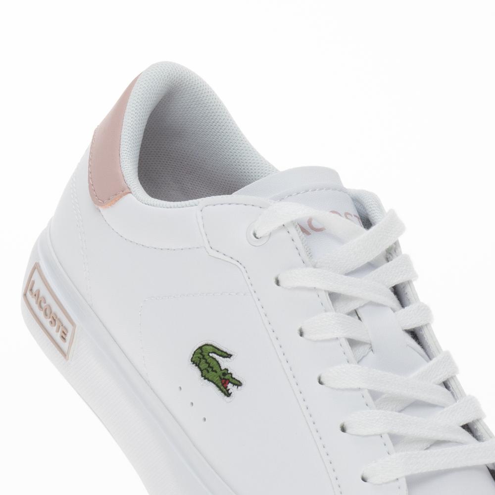 Topánky Lacoste Powercourt 741SUJ0014-1Y9 - biele