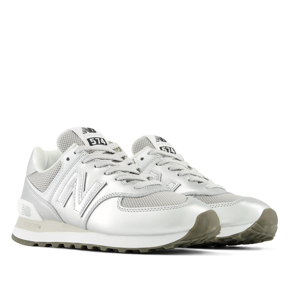 Dámske topánky New Balance W574428 - strieborné