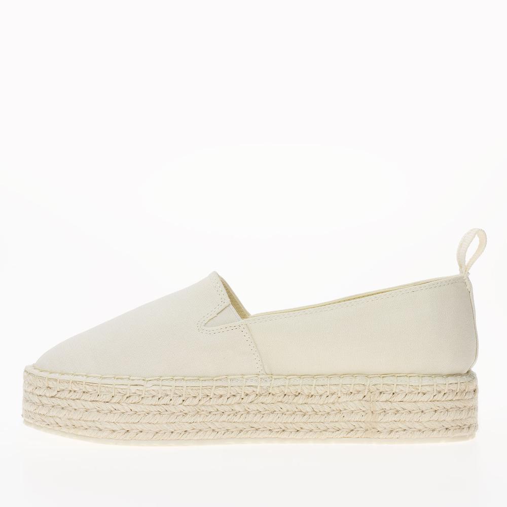 Topánky Calvin Klein Platform Espadrille ML BTW YW0YW01378-0F9 - biele