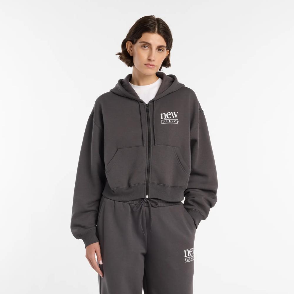 Dámská bunda New Balance WJ6109B2ABR - šedý