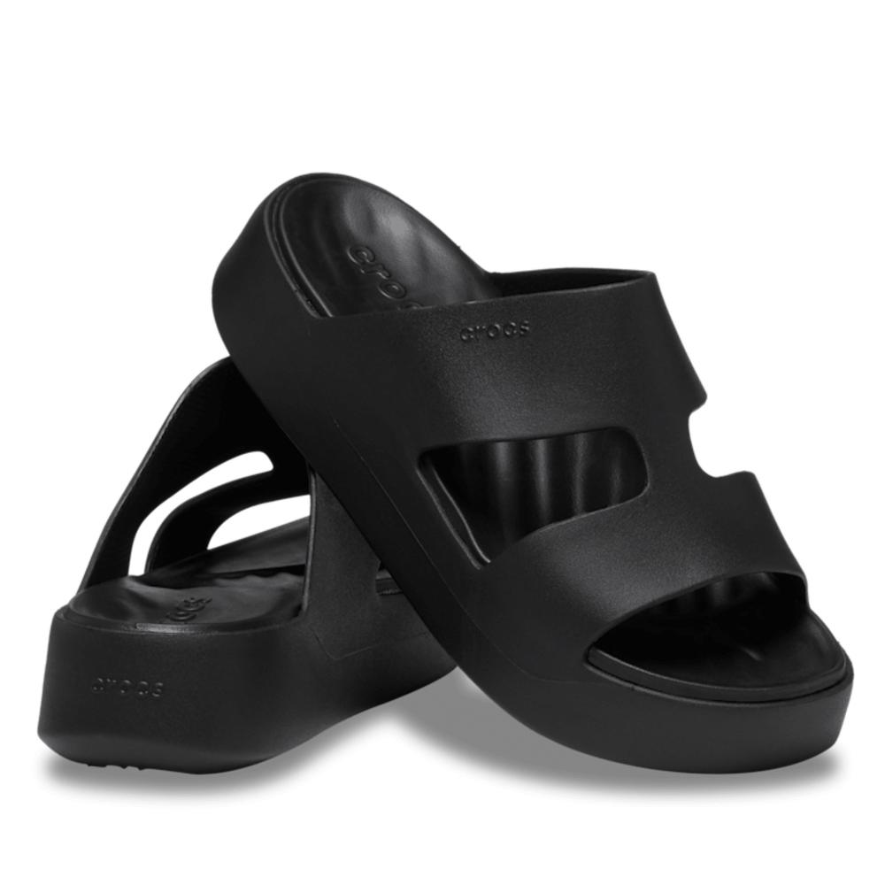 Klapky Crocs Getaway Platform H-Strap 209409-001 - čierne