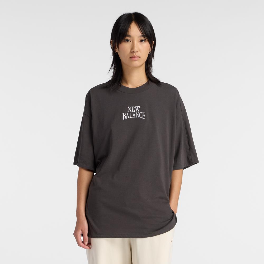 Dámske tričko New Balance WT61974VABR - čierne