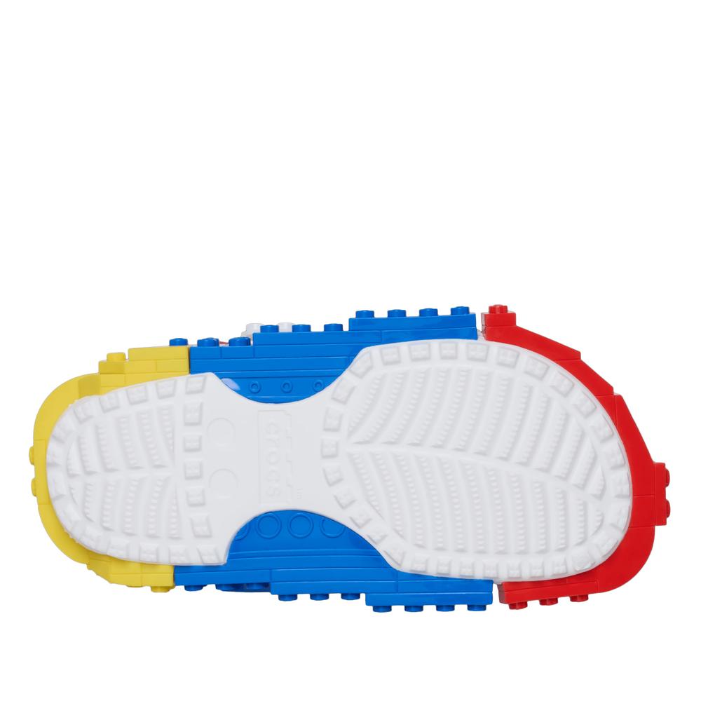 Detské klapky Crocs System Classic Clog 211874-100 - biele