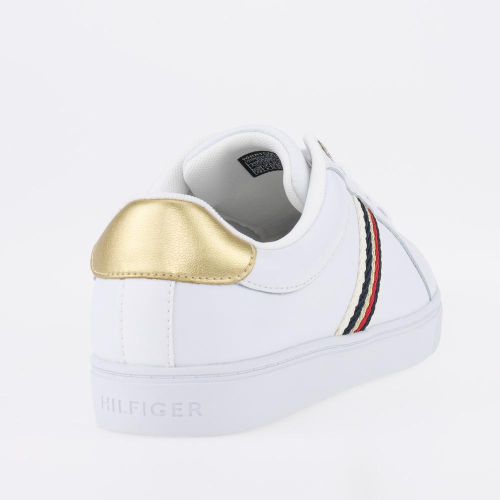 Topánky Tommy Hilfiger Corporate Webbing Sneakers FW0FW07117-YBS - biele
