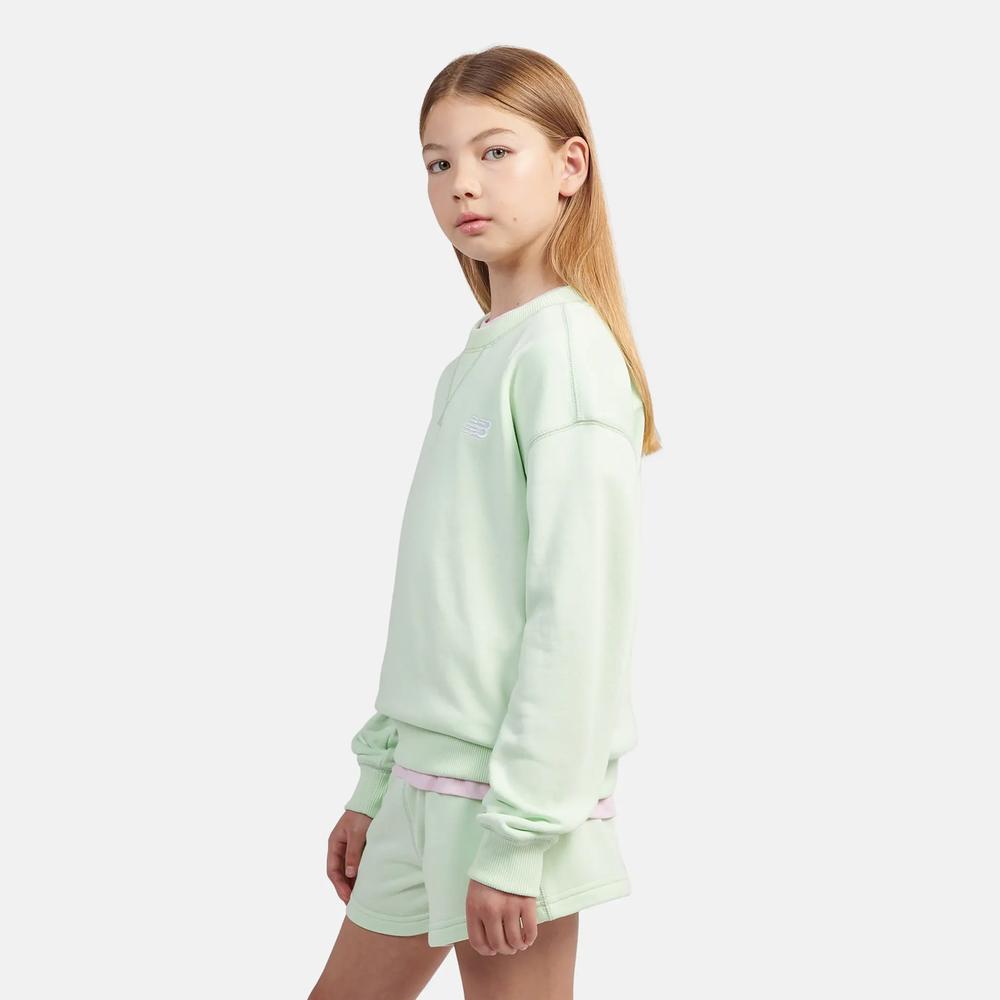 Dětské mikina New Balance LAKG0055MEW - mätové