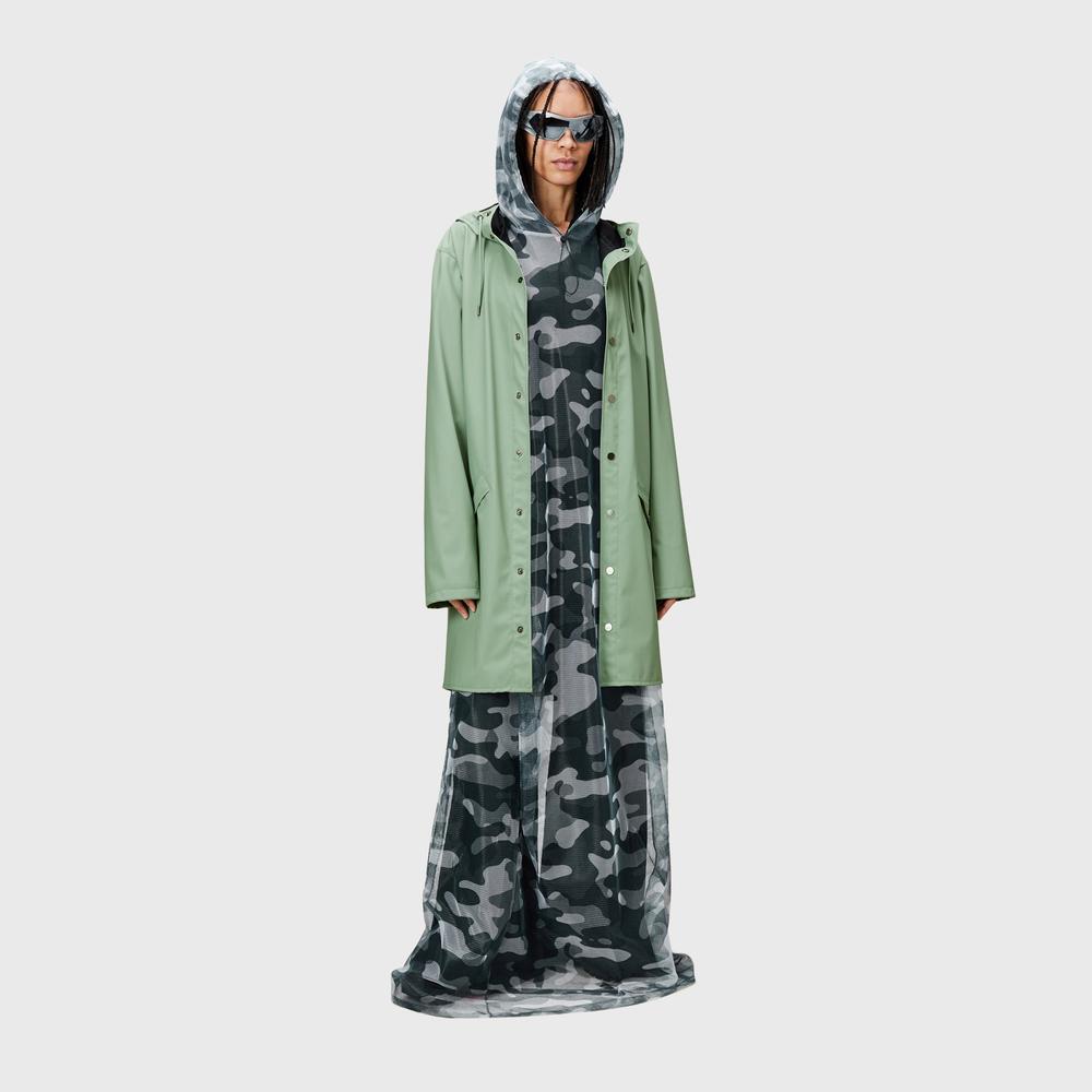 Bunda Rains Long Jacket 12020-06 - zelené