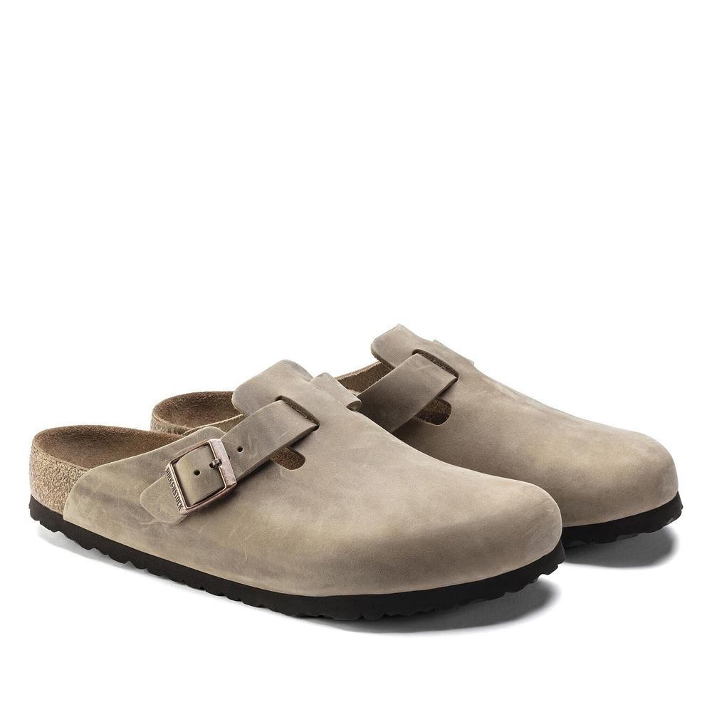 Klapky unisex Birkenstock Boston 1018147 - hnedé