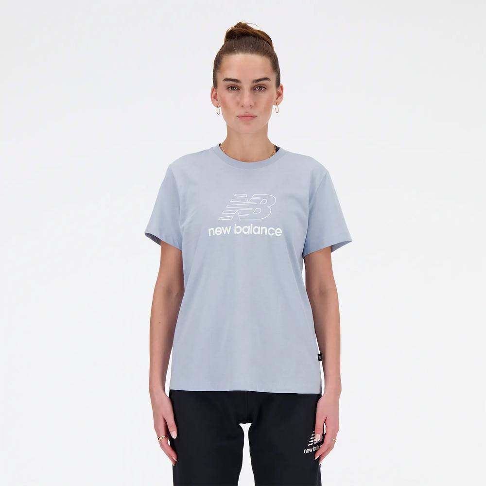Dámske tričko New Balance WT41816LAY - modré
