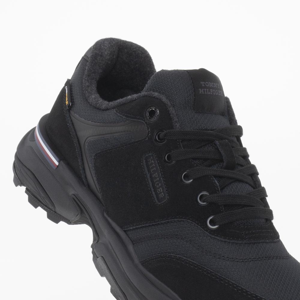 Topánky Tommy Hilfiger Runner Cordura Mix FM0FM05221-BDS - čierne