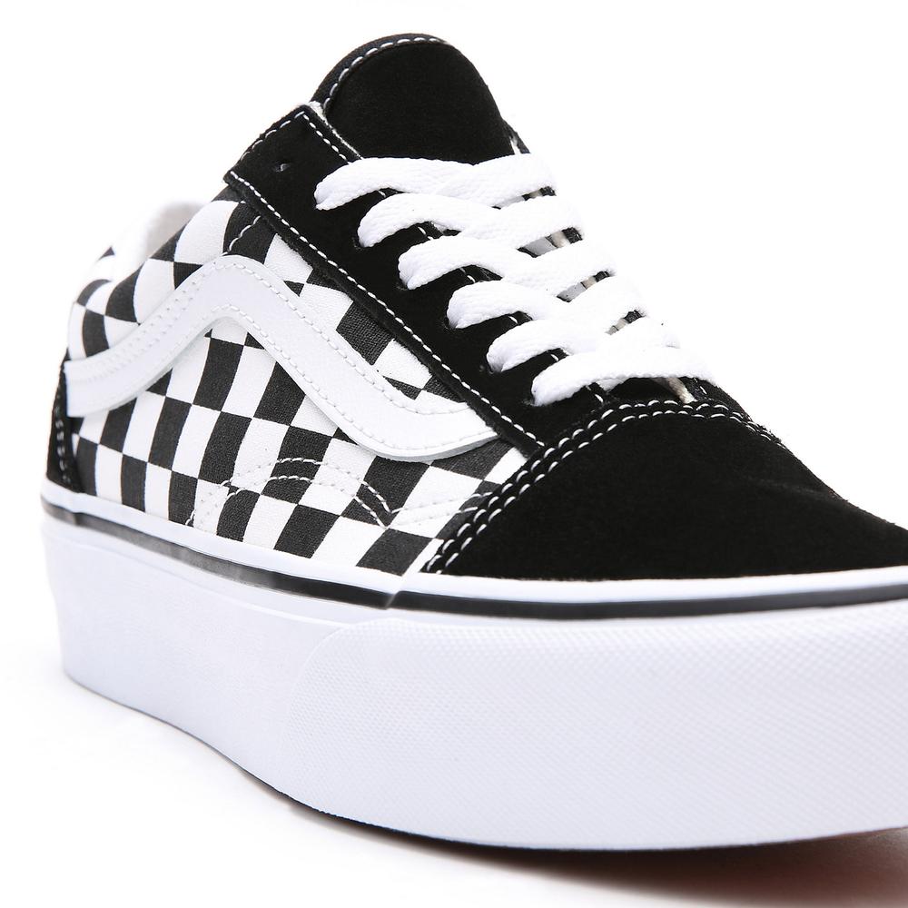 Topánky Vans Checkerboard Old Skool Platform VN0A3B3UHRK1 - čierne