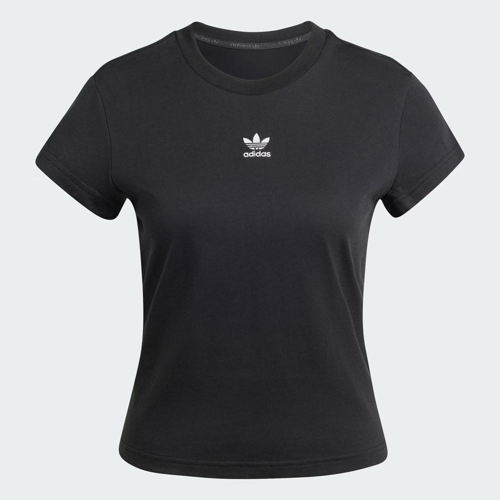 Tričko adidas Essentials Slim IW5707 - čierne