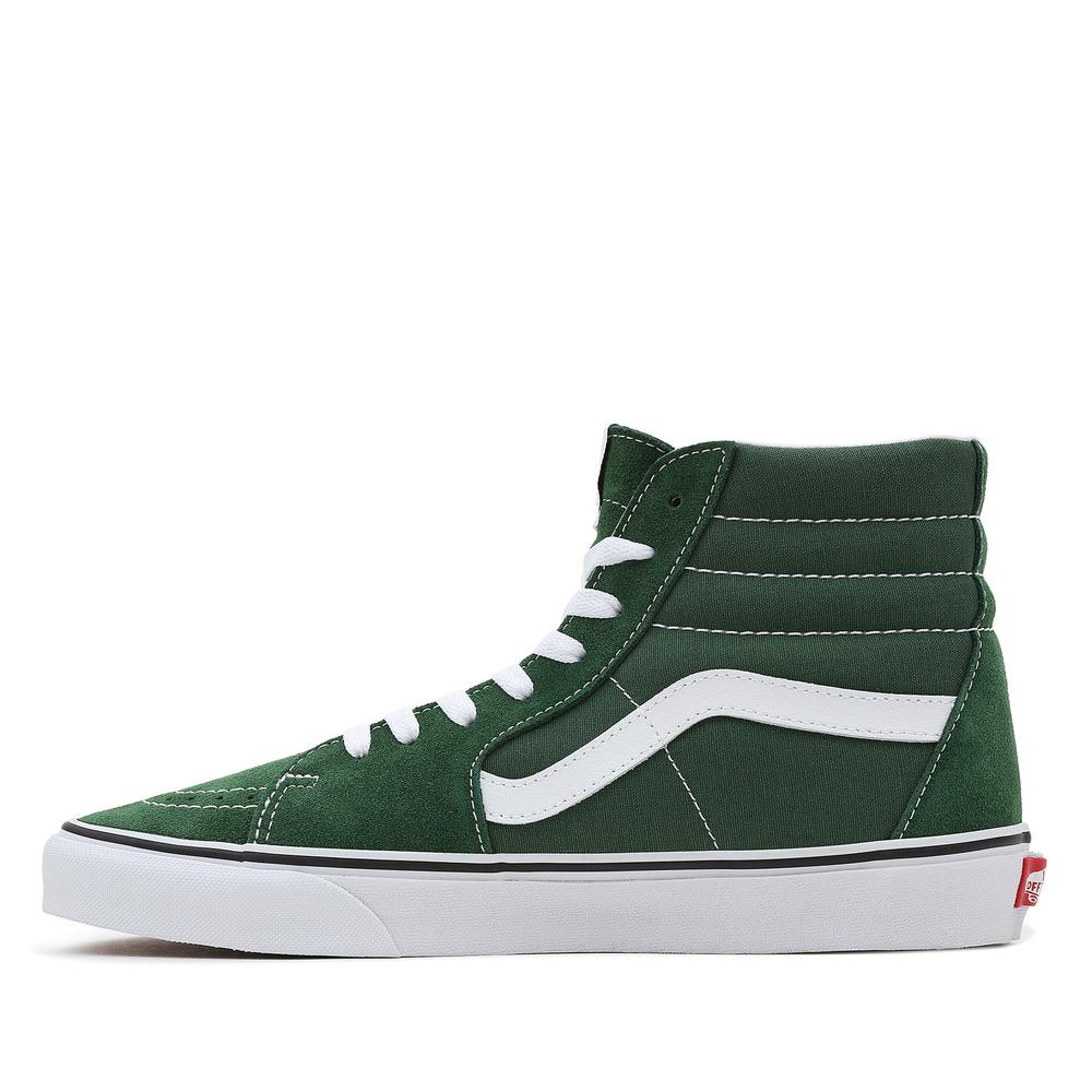 Topánky Vans Color Theory Classics Sk8-Hi VN0005U96QU1 - zelené