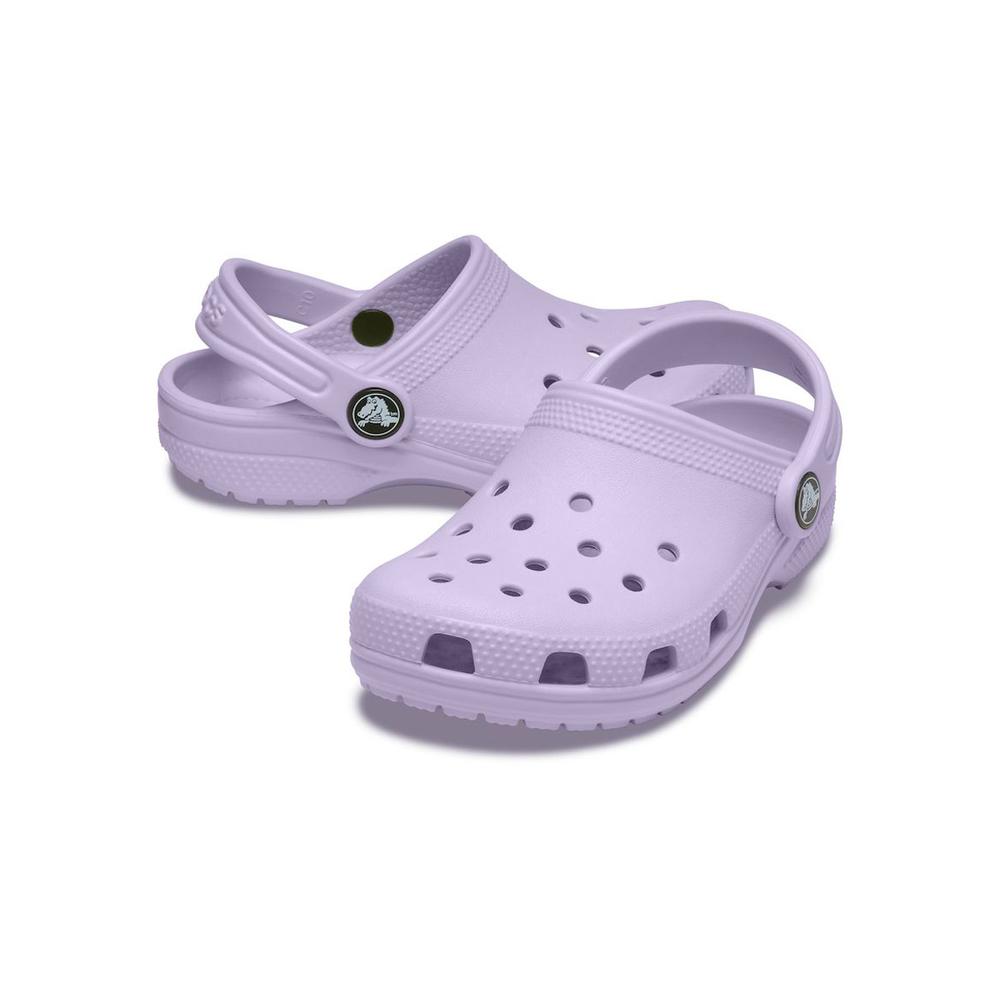 Klapky mládež Crocs Classic Clog 206991-530 - fialové