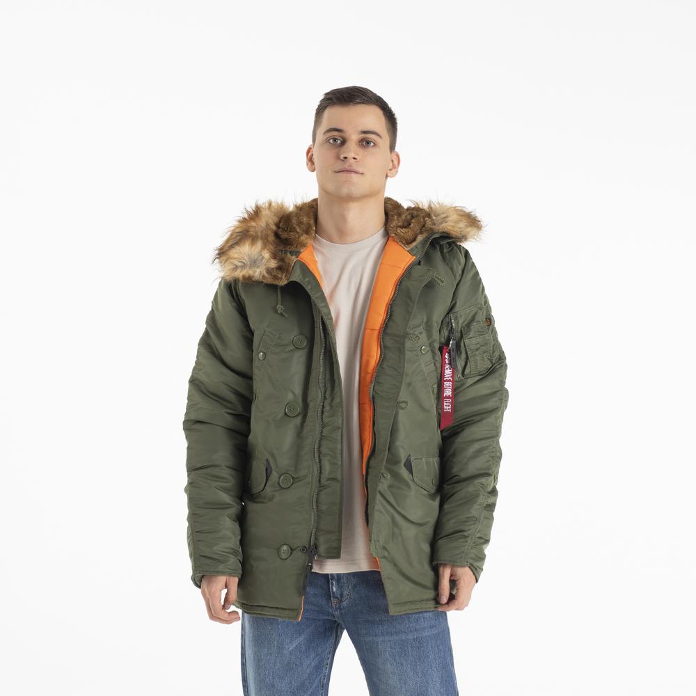 Bunda Alpha Industries Parka N3B VF 59 10314101 - zelené