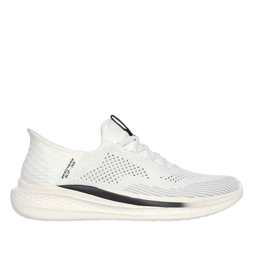 Topánky Skechers Slip-ins RF: Slade Quinto 210810WHT - biele