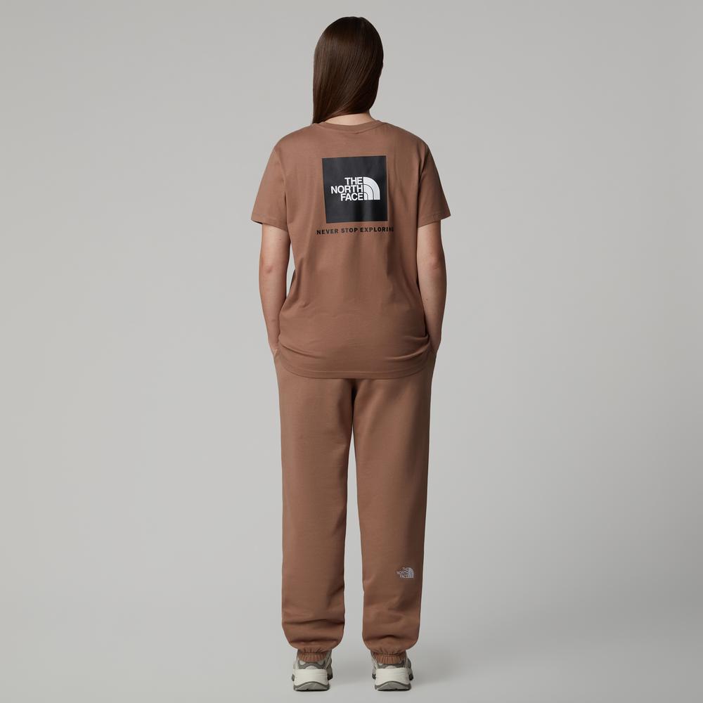 Tričko The North Face Redbox 0A87NK6E11 - hnedé